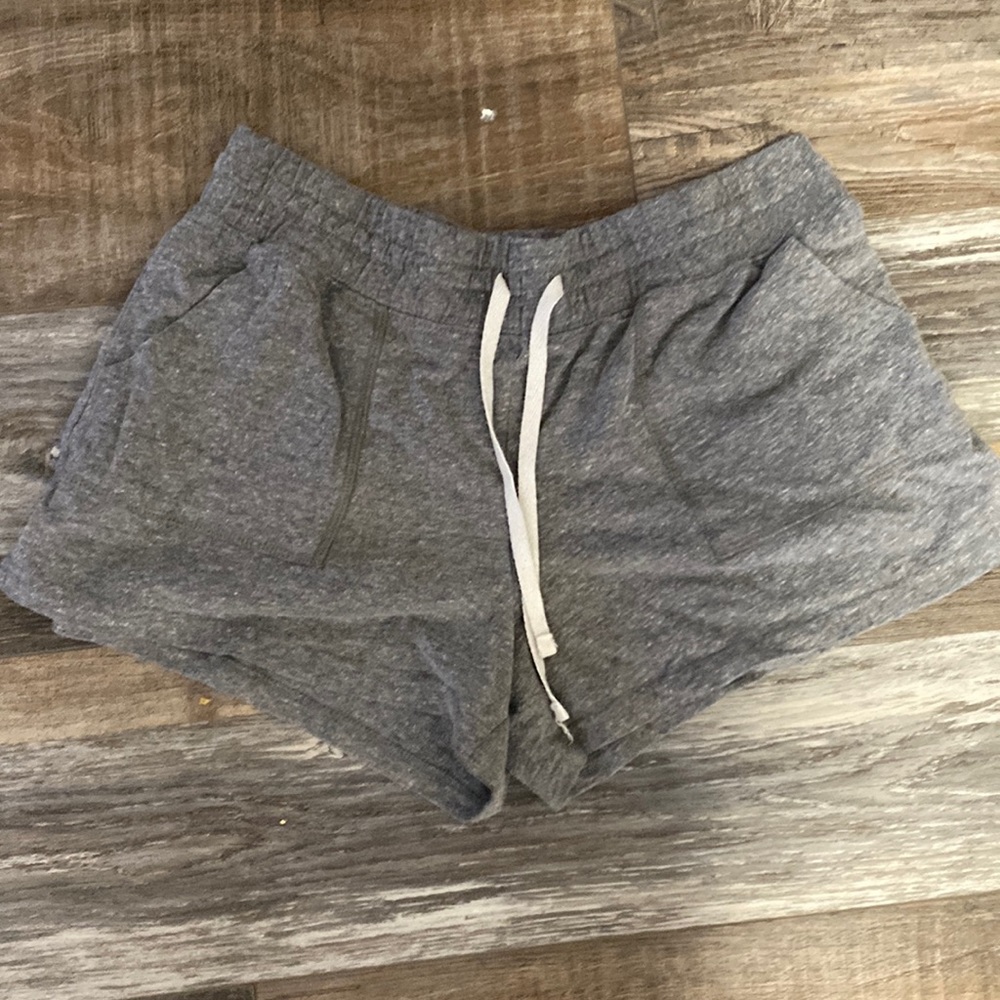 just be gray cotton shorts.